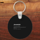Funny Definition Quote For The Name Jeremiah _ Schlüsselanhänger (Vorderseite)