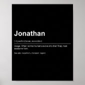 Funny Definition Quote For The Name Jonathan _ Poster (Vorne)