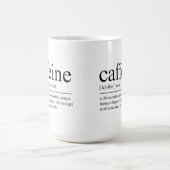 Funny Definition von Koffein Kaffeetasse (Mittel)