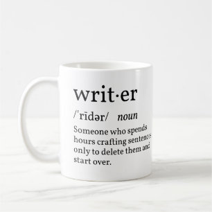 Funny Definition Writer Kaffeetasse