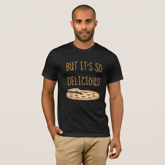 Funny Delicious Pizza Shirt (Vorne ganz)