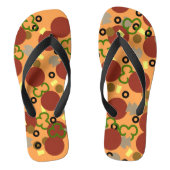 Funny Deluxe Pizza Badesandalen (Fußbett)