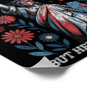 Funny Democracy stirbt aber Hey, Nice Fireworks 4t Poster (Ecke)