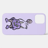 Funny Demon Lila Niedlicher Whimsigoth Name Case-Mate iPhone Hülle (Rückseite (Horizontal))