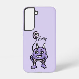 Funny Demon Lila Niedlicher Whimsigoth Name Samsung Galaxy Hülle