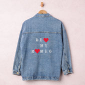 Funny Denim Jacket mit Text - Anpassbar Jeansjacke (Hangar)