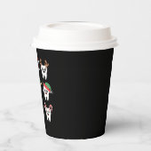 Funny Dental Christmas Tees Niedlichen Xmas Zahnar Pappbecher (Links)