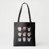 Funny Dental Christmas Tees Niedlichen Xmas Zahnar Tasche (Vorderseite)