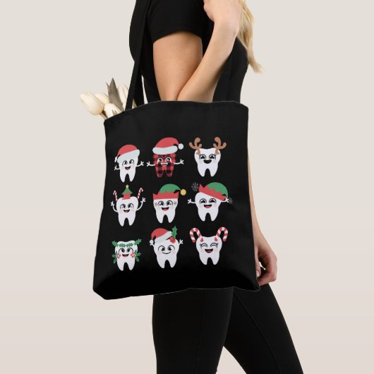 Funny Dental Christmas Tees Niedlichen Xmas Zahnar Tasche (Von Nahem)