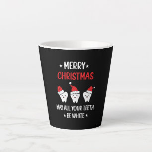 Funny Dental Christmas Teeth - Frohe Weihnachten Milchtasse