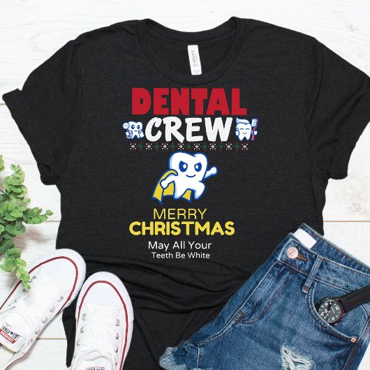 Funny Dental Crew Christmas Group T - Shirt