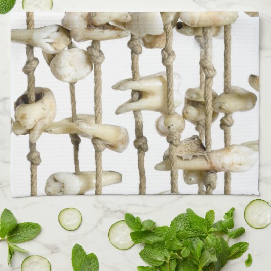 Funny Dental Fotografy Extracted Zähne Zahnarzt Geschirrtuch (Gefaltet)