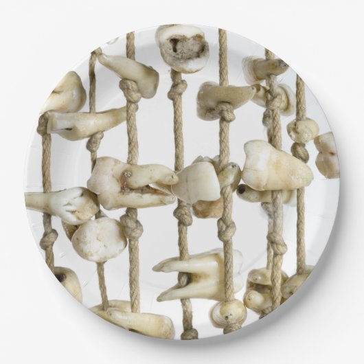 Funny Dental Fotografy Extracted Zähne Zahnarzt Pappteller (Vorderseite)