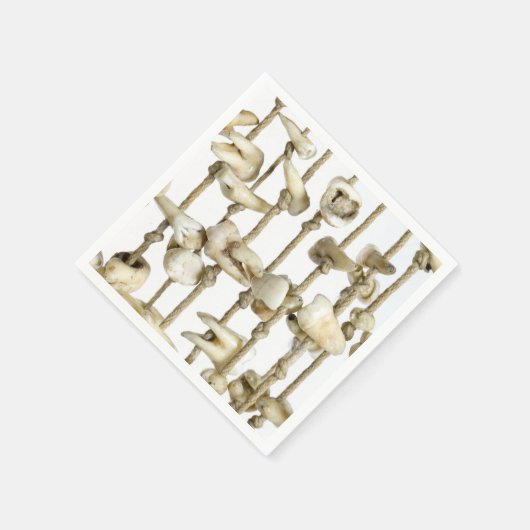 Funny Dental Fotografy Extracted Zähne Zahnmedizin Serviette (Ecke)