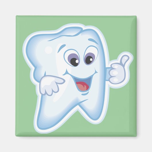 Funny Dental Health Magnet (Vorne)