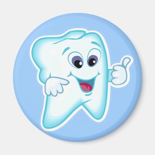 Funny Dental Hygienist Magnet (Vorne)