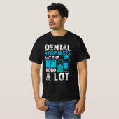 Funny Dental Hygienists sagen, das "F"-Wort ist ei T-Shirt (Vorne ganz)
