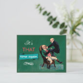 Funny Dental Karo up Erinnerung Card Postkarte (Stehend Vorderseite)