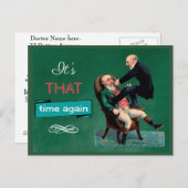 Funny Dental Karo up Erinnerung Card Postkarte (Vorne/Hinten)