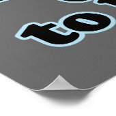 Funny Dental Office Artwork Poster (Ecke)