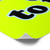 Funny Dental Office Custom Artwork Poster (Ecke)