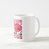 Funny Dental Quote Coffee Cup Kaffeetasse (VorderseiteRechts)