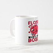 Funny Dental Quote Coffee Cup Kaffeetasse (Vorderseite Links)