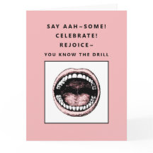 Funny Dental School Abschluss Card