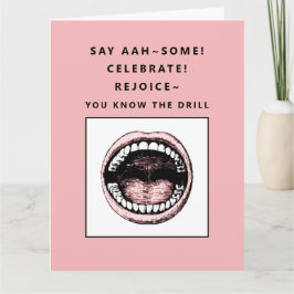 Funny Dental School Abschluss Card Karte