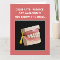 Funny Dental School Abschluss Card