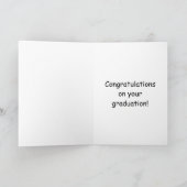 Funny Dental School Abschluss Congratulation Card Karte (Innenseite)
