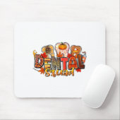 Funny Dental Squad Teeth Dentist Autumn Fall Thank Mousepad (Mit Mouse)