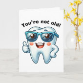 Funny Dentist Birthday Karte (Gelbe Blume)