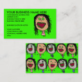 Funny Dentist Business Card Visitenkarte (Vorne/Hinten)