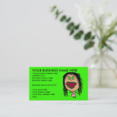 Funny Dentist Business Card Visitenkarte (Stehend Vorderseite)