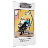 Funny Dentist Clipboard-Geschenk Klemmbrett (Rechts)