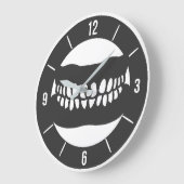 Funny Dentist Clock Große Wanduhr (Winkel)