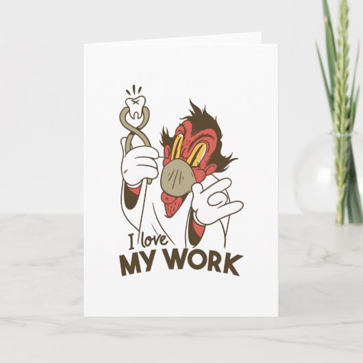 Funny Dentist Geschenk für Zahnchirurg Karte (Vorderseite)