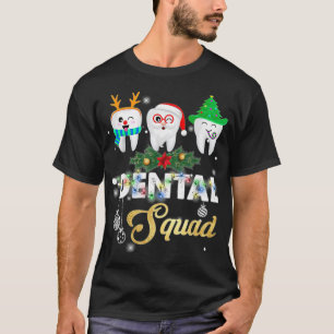 Funny Dentist Hygienist Weihnachten Zahnarzthyphe T-Shirt