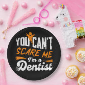 Funny Dentist 🦷 Nothing Scare Me | Zahnstocher Pappteller (Party)