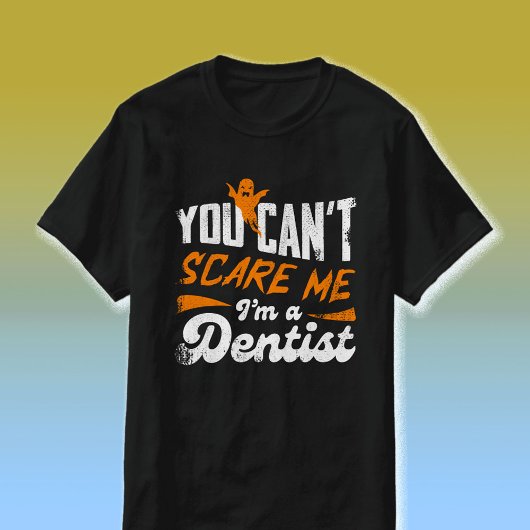 Funny Dentist 🦷 Nothing Scare Me | Zahnstocher T-Shirt
