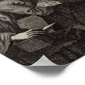 Funny Dentist Office Antique Dentistry Poster (Ecke)