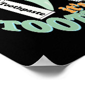 Funny Dentist Office Art Poster (Ecke)