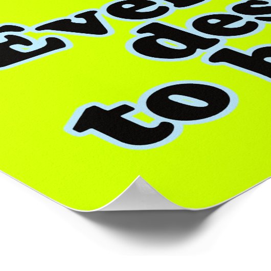 Funny Dentist Office Artwork Poster (Ecke)