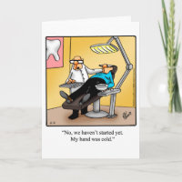 Funny Dentist Retirement Spaß Card