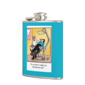 Funny Dentist Spaß Flask Geschenk Flachmann (Links)