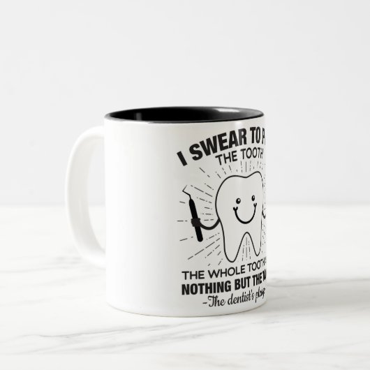 Funny Dentist Tasse (Vorderseite Links)