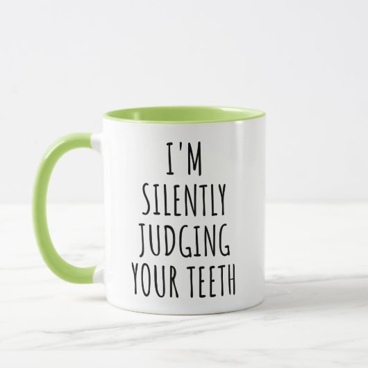 Funny Dentist Tasse (Links)