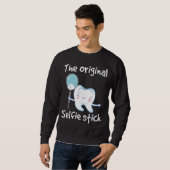 Funny Dentist Tooth Spaß Zahnärztin Sweatshirt (Vorne ganz)