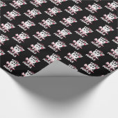 Funny Dentist - Wie Zähne besser als Menschen Geschenkpapier (Ecke)